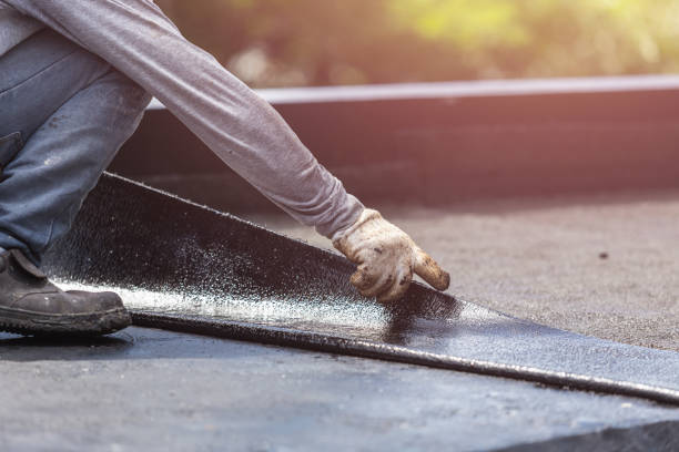 Professional Crawl Space Encapsulation technician working in Bogota, NJ